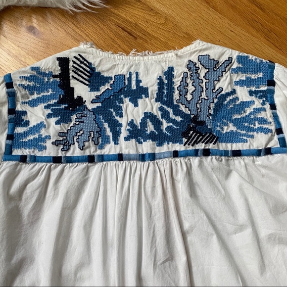 Zara Embroidered Cotton Boho Jacket - Picture 7 of 8